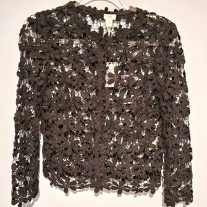 NWT Hoss Intropia Floral Knit Cardigan